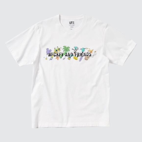 Uniqlo Other - Uniqlo Mickey and Friends White T Shirt
